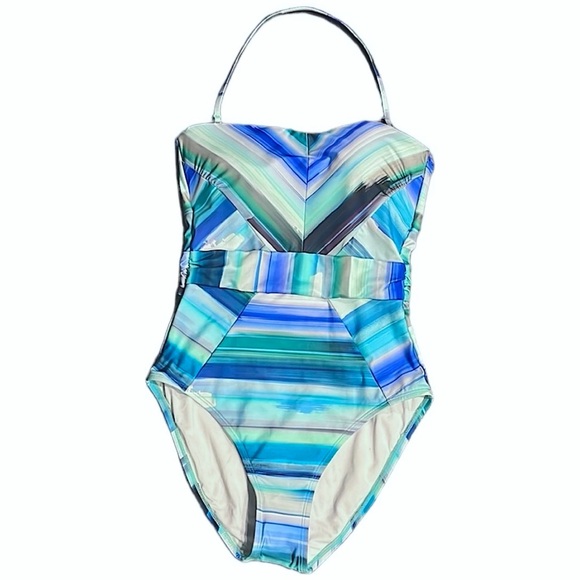La Blanca Ocean Tides Striped One Piece - Picture 6 of 16